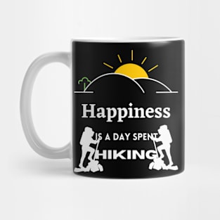 Happiness is a day spent hiking Mug